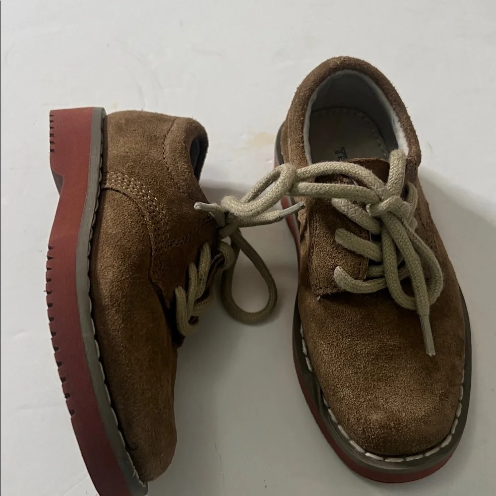 Tucker + Tate Tan Suede Kids Dress‎ Shoes 5 1/2 D